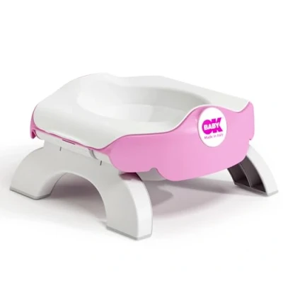 Abbildung von OK Baby N39056640X Roady Töpfchen, Reisetöpfchen, Toilettensitz, rosa