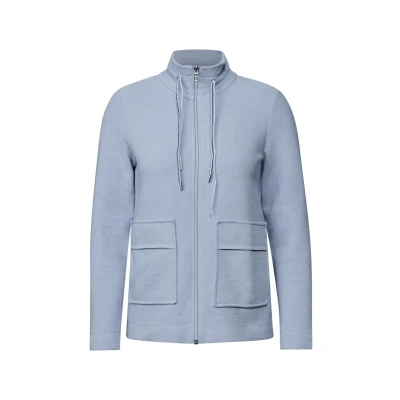 Abbildung von CECIL Damen 3227302 Leichte Ottoman Jacke, Mountain Blue, XS