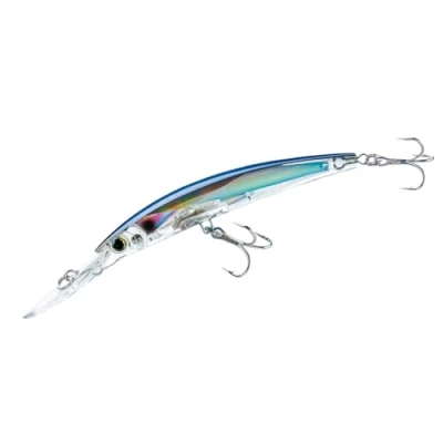 Abbildung von Yo Zuri Crystal 3D Minnow Deep Diver Kunstköder, roter Kopf, 14 cm
