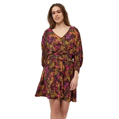 Abbildung von DESIRES Damen Kaysa Kurzes Kleid Braun L