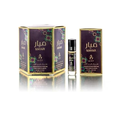 Abbildung von AYAT PERFUMES 6 x ml Duftöl für Männer &amp; Frauen langlebig und komfortabel (Mayar)