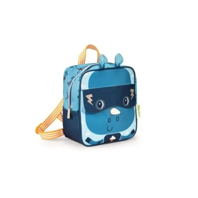 Abbildung von Lilliputiens Super Marius Kinderrucksack Wasserabweisender Rucksack mit verstellbaren Trägern und Brustclip Ideal für Kita, Vorschule kleine Ausflüge Ab 2 Jahren 84461