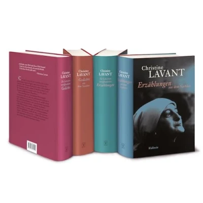 Abbildung von Werke: Zu Lebzeiten veröffentliche Erzählungen Gedichte / Erzählugen aus dem Nachlass im Schuber (Christine Lavant: Werke in vier Bänden)