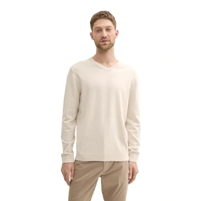 Abbildung von TOM Tailor Strickpullover, Herren, Größe: XXL, Sand white melange