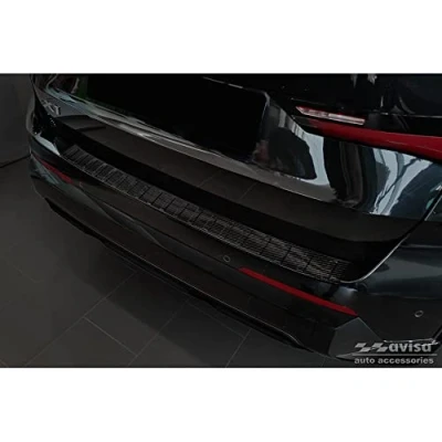 Abbildung von Avisa Echtes 3D Karbon Heckstoßstangenschutz kompatibel mit BMW X1 U11 / xLine 2022 &#039;Ribs&#039;