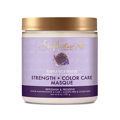 Abbildung von Shea Feuchtigkeitsmaske mit lila Reiswasser 8oz/227g