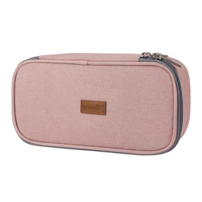 Abbildung von Yommie Federmäppchen Federtasche Mädchen Mäppchen Teenager Single Etui Groß Federmappe Schule Schlampermäppchen Federpenal Schulmäppchen Federschachtel Schlamperbox Pink
