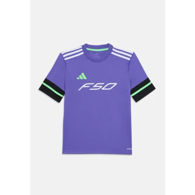 Abbildung von adidas Performance Youth Unisex Sport Tshirt für Kinder, Größe: 140, Purple rush/black