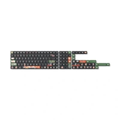 Abbildung von Keychron Keycaps Low Profile LSA Dye Sub PBT Full Set, Tastenkappensatz, Tastenkappen für mechanische Tastaturen ANSI Layout (133 Tasten) / New York