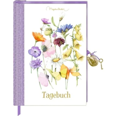 Abbildung von Tagebuch mit Schloss Tagebuch: Marjolein Bastin GartenLiebe: Notizbuch A5 liniert Sprüchen 204 Seiten hochwertige ... Bullet Journal Für Ideen und Gedanken