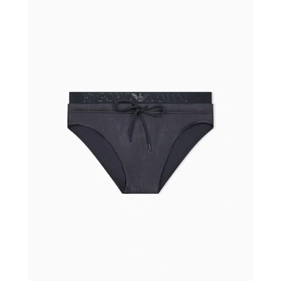 Abbildung von Emporio Armani Badehose Slip, Herren, Größe: Medium, Black