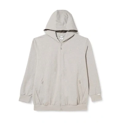 Abbildung von Jack &amp; Jones PLUS SIZE Sweatjacke, Herren, Größe: 5XL, Light grey melange