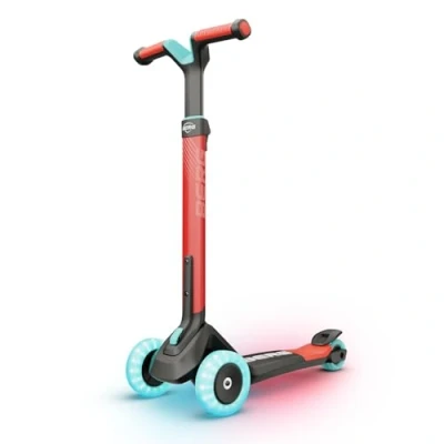 Abbildung von BERG Nexo Kinderroller faltbar rot + LED deck Lichter
