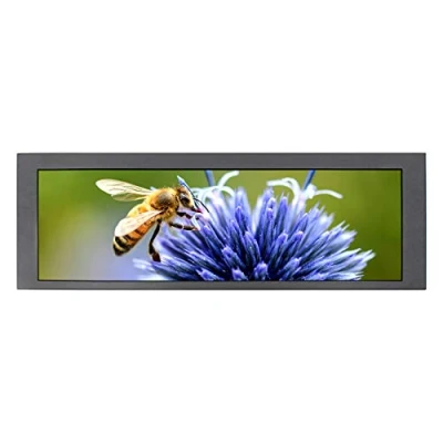 Abbildung von VSDISPLAY Portable Gaming Monitor mit Lautsprecher, 37,8 cm (14,9 Zoll) 1280 x 390 LTA149B780F TFT LCD Bildschirm und HDMI VGA DVI Anschluss, für Arcade Cabinet Marquee Monitor/DMD Flipper