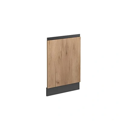 Abbildung von Vicco Frontblende R Line, Goldkraft Eiche/Anthrazit, 45 cm J Shape, ohne Arbeitsplatte