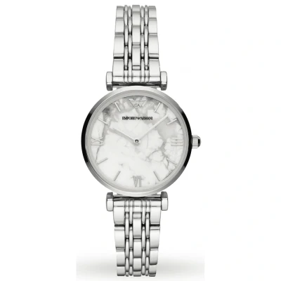 Abbildung von Emporio Armani Damen Analog Quarz Uhr mit Edelstahl Armband AR11170