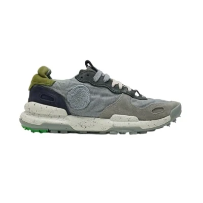 Abbildung von Satorisan Casual Sneaker Herren Chacrona Linen Vintage Leder und Leinen Sportschuhe Bequem, Nachhaltig Dauerhaft Farbe Vergri Blue Größe 45