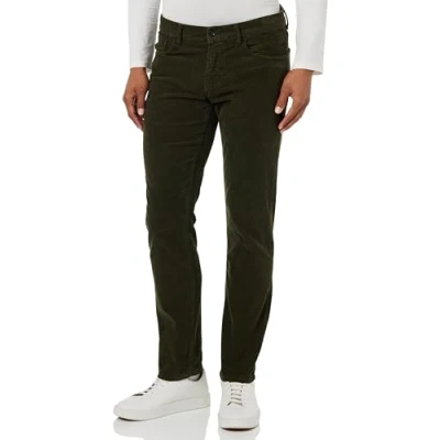 Abbildung von camel active Herren Regular Fit 5 Pocket Cordhose 38 Dunkel khaki menswear 34/38
