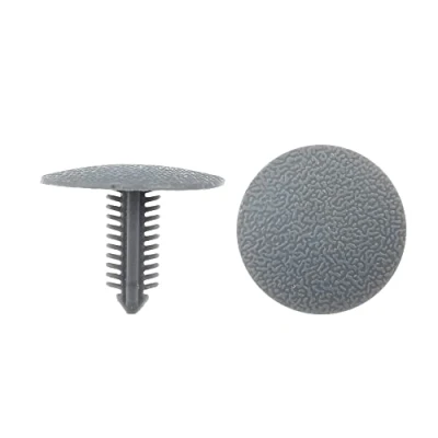 Abbildung von sourcing map 100 Stk 6mm Grau Plastik Auto Tur Loch Nieten Halterung Klammer de