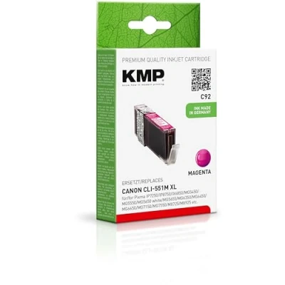 Abbildung von KMP Druckerpatrone C92 magenta kompatibel zu Canon CLI 551 XL M