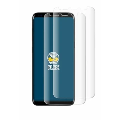Abbildung von BROTECT 2 Stück Full Cover Schutzfolie für Samsung Galaxy S8 Screen Displayschutz Folie [3D Curved, Anti Fingerprint, Kristall Klar]