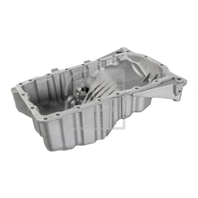 Abbildung von FEBI BILSTEIN 179331 Ölwanne mit einer Ölablassschraube Bohrung für Ölstandsensor, Dichtring AUDI: A4 B7 Avant, B6/B7 Cabrio, B6 Avant