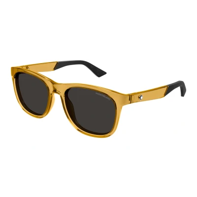 Abbildung von Mont Blanc Sonnenbrille, Herren, Größe: 55, Yellow/grey