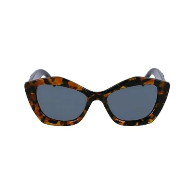 Abbildung von KARL Lagerfeld Sonnenbrille, Damen, Größe: One Size, Striped tobacco