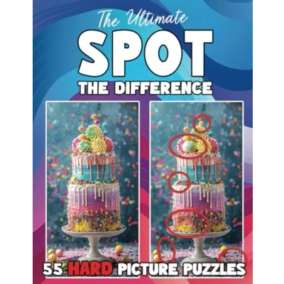 Abbildung von the Ultimate Hard Spot Difference Book for Adults: 55 Challenging Picture Puzzles in Large Print (Spot Adults : Full Color)