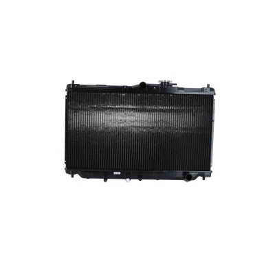 Abbildung von NRF EASY FIT 507728 Kühler, Motorkühlung Aluminium 668 352 32 mit Verschlussdeckel, Kappe Kühlrippen gelötet HONDA: ACCORD 4