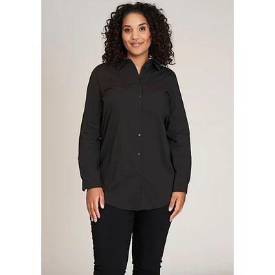 Abbildung von SANDGAARD Blusenshirt &quot;Stockholm&quot;, in extra langer Form und mit Elasthan