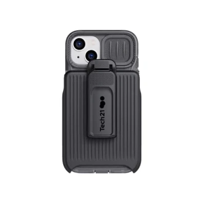Abbildung von Tech21 iPhone 14 Evo Max Kompatibel mit MagSafe® Langlebige, stoßdämpfende und robuste Handyhülle Holster 6 m FlexShock Multi Drop Schutz