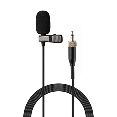 Abbildung von Sujeetec Lavalier Mikrofon Revers für Sennheiser kabellos Bodypack Transmitter Taschensender Unidirektional Kondensator Mic 3,5 mm Schraubverschluss Stecker