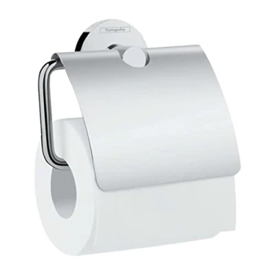 Abbildung von hansgrohe Toilettenpapierhalter &quot;Logis Universal&quot;, mit Deckel, chrom