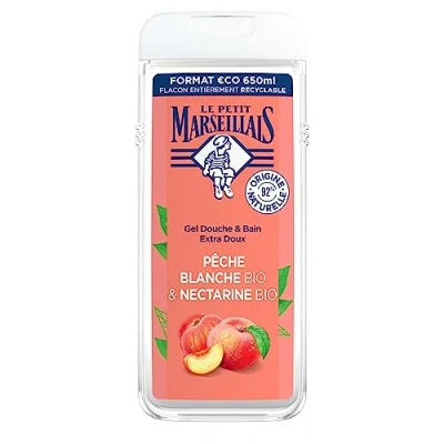 Abbildung von Le Petit Marseillais Duschgel, extra weich, Pfirsich &amp; Nektarin, 650 ml