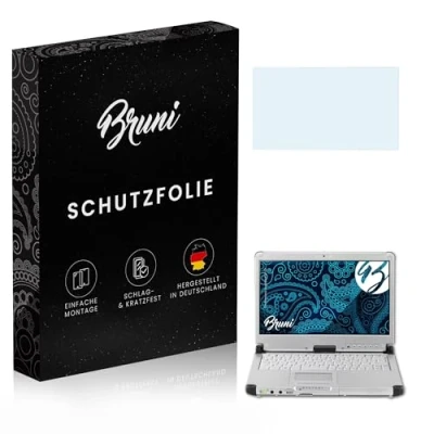 Abbildung von Bruni Schutzfolie kompatibel mit Panasonic ToughBook CF C2 Folie, glasklare Displayschutzfolie (2X)