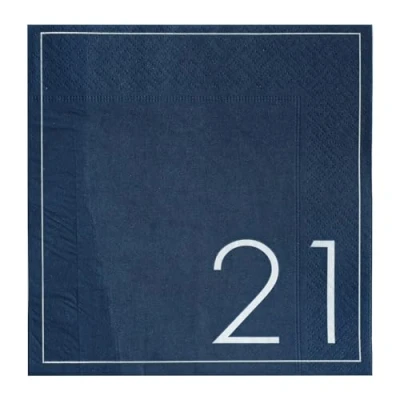 Abbildung von Ginger Ray MA 430 Serviette 21 Blau