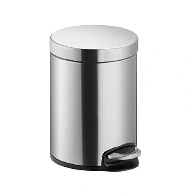 Abbildung von helit H2403600 Tret Abfallbehälter „the silent“ 20L, Edelstahl