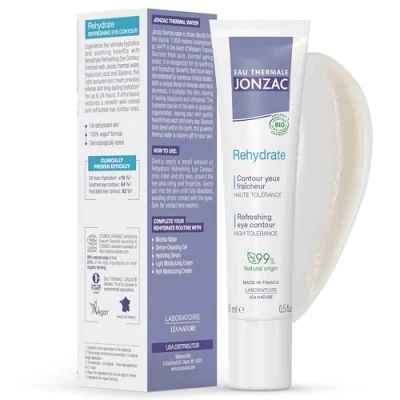 Abbildung von Jonzac Rehydrate Augenkontur Behandlung, cosmetik BIO, 1er Pack (1 x 15 ml)