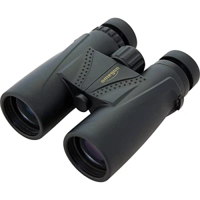 Abbildung von Omegon Blackstar 10x42 Fernglas mit multivergüteter Optik und robustem Gehäuse
