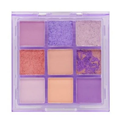 Abbildung von W7 Soft Hues Pressed Pigment Lidschatten Palette Amethyst
