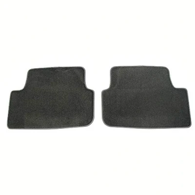 Abbildung von Audi 82B061276MNO Premium Textilfußmatten 2X Stoffmatten Hinten Original Fußmatten Velours, Schwarz
