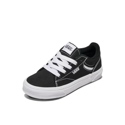 Abbildung von Vans Unisex Kinder Seldan Sneaker, Canvas Black White, 34.5 EU