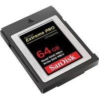 Abbildung von Sandisk CF Extreme PRO CFexpress, Typ B Speicherkarte (64 GB, 1500 MB/s Lesegeschwindigkeit)