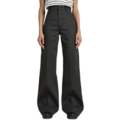 Abbildung von G STAR RAW Damen Deck Ultra High Wide Leg Hose, Blau (raw denim D20987 D189 001), 27W / 28L