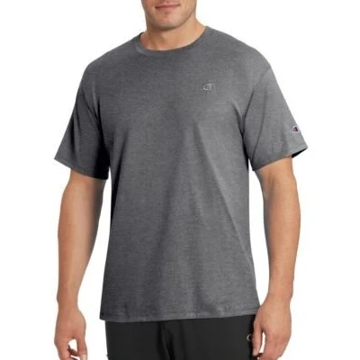 Abbildung von Champion Herren Classic Jersey T Shirt Hemd, Dunkelgrau, Groß