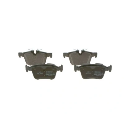 Abbildung von BOSCH 0 986 494 819 Bremsbelagsatz Low Metallic mit Anti Quietsch Blech JAGUAR: XF Sportbrake, Limousine, F Pace, VOLVO: XC60 II, V90 II Kombi