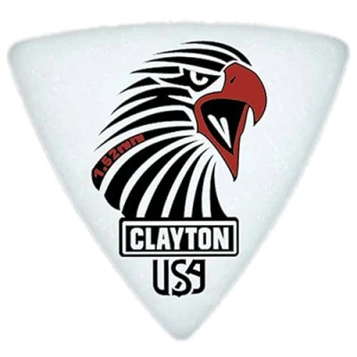 Abbildung von Clayton Picks SHARP ACETAL/POLYMER PICK ROUNDED TRIANGLE 1.52MM /12 (SART152/12)