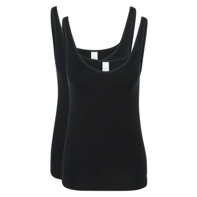 Abbildung von Speidel 2ER PACK Softfeeling Unterhemd/shirt, Damen, Größe: 40, Schwarz