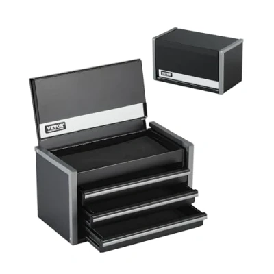 Abbildung von VEVOR Werkzeugkiste Werkzeugkasten Werkzeugkoffer 3 Schubladen 218,4x118x120mm